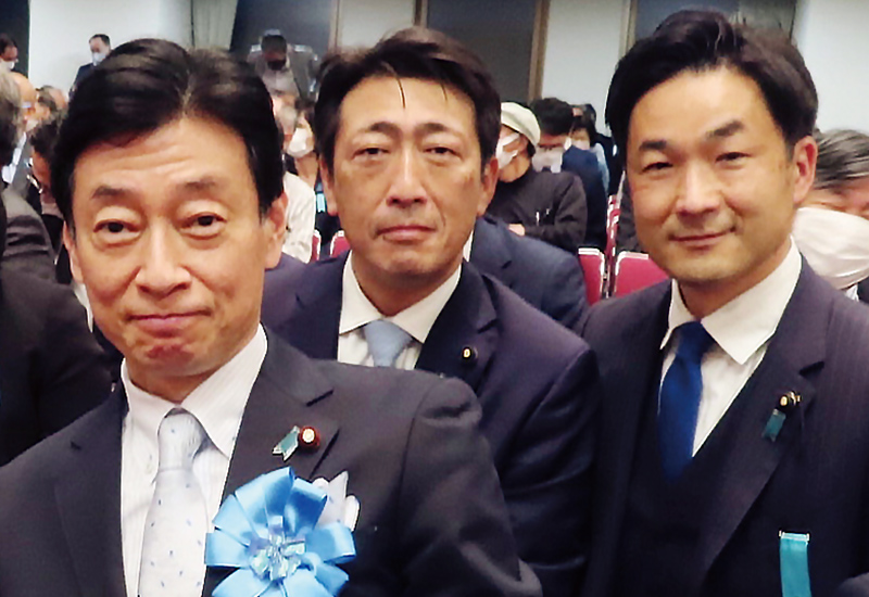 議連の全国集会で西村前大臣と