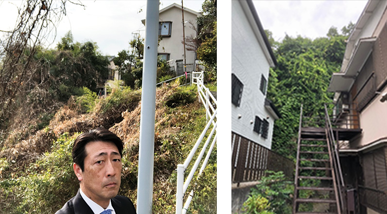 南区内の急傾斜地も徐々に工事の認定が進んでいます。