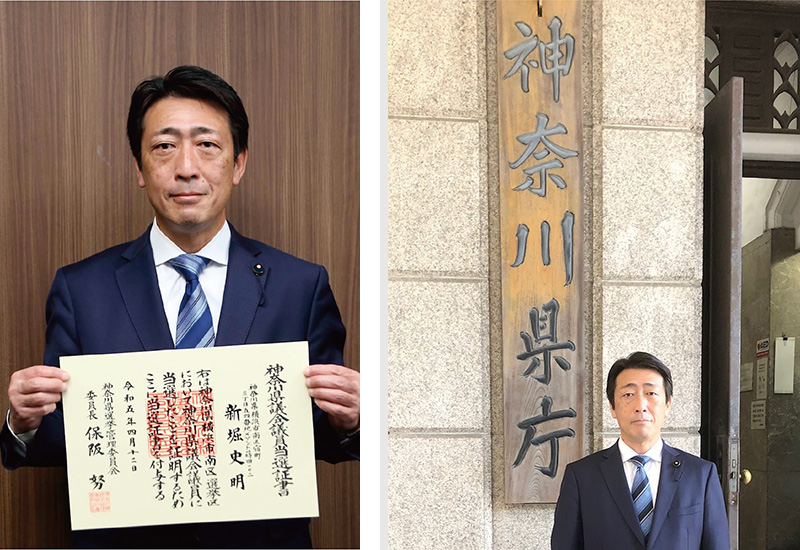 ３枚目の当選証書と３回目の徽章配布。何回目でも身が引き締まる想いです。