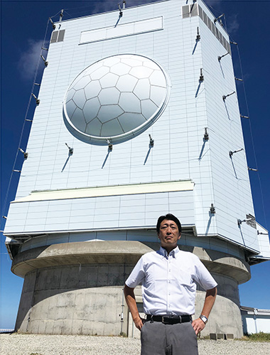 常任委員会の視察で佐渡島へ。自衛隊の「ガメラレーダー」は24時間365日、国民の安全を守っています。